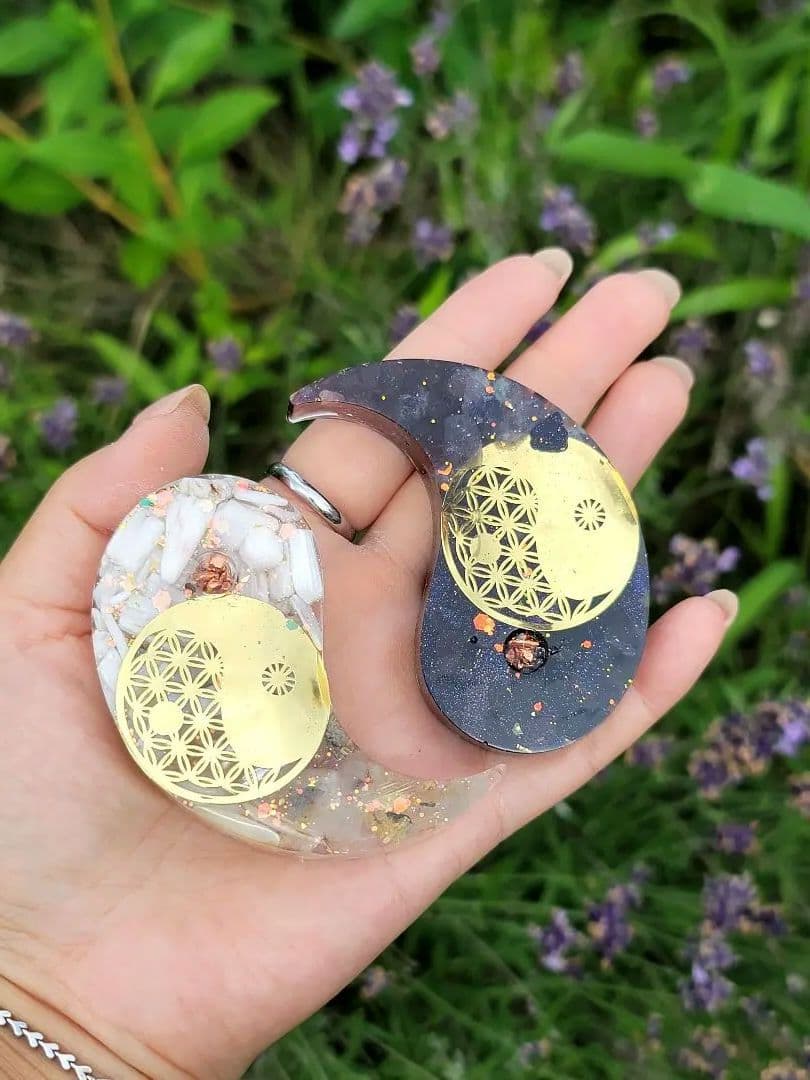 ダブルオルゴ陰陽★自己成長エネルギーオルゴナイト