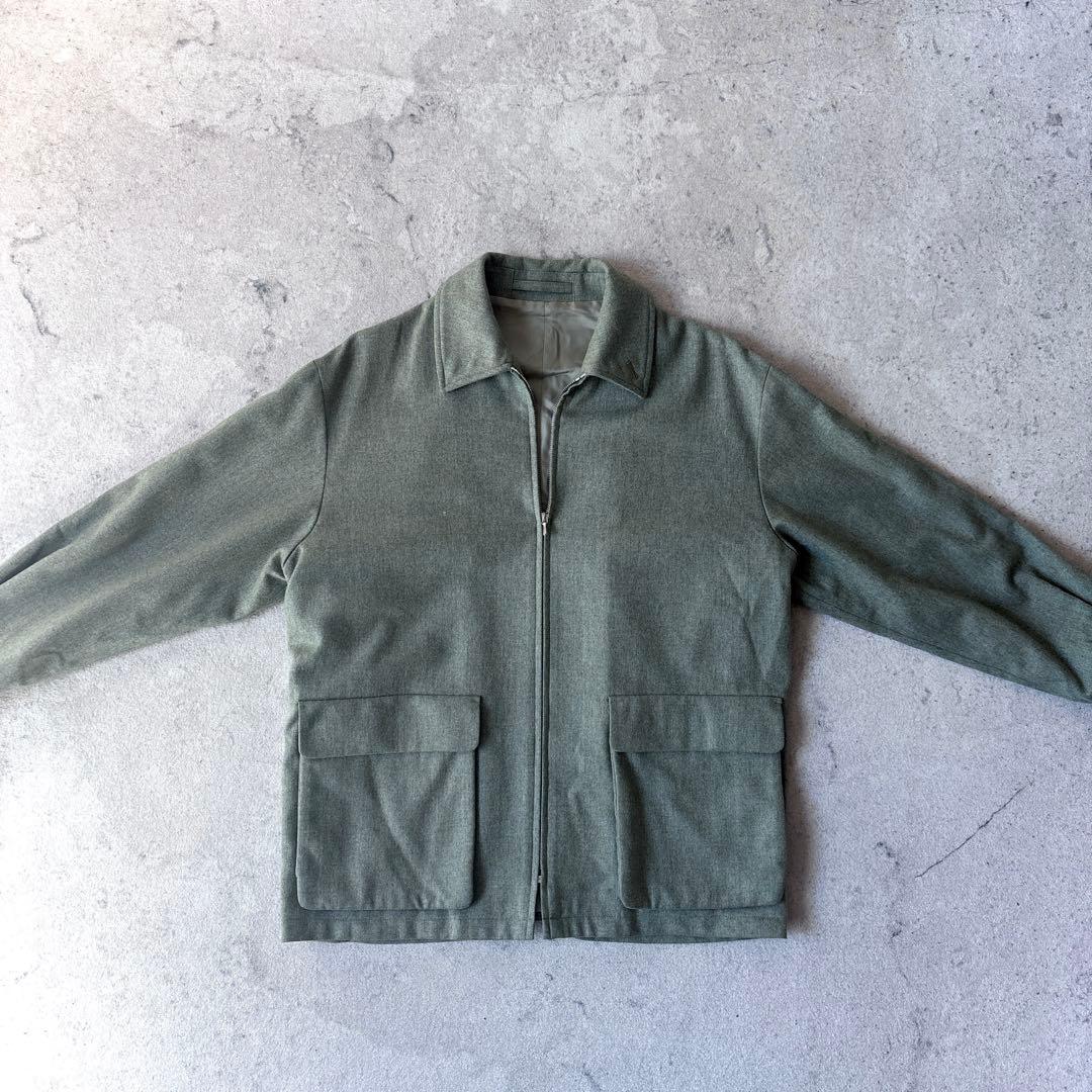 良品 マーガレットハウエル 日本製ウール スウィングトップ ブルゾン ドリズラー