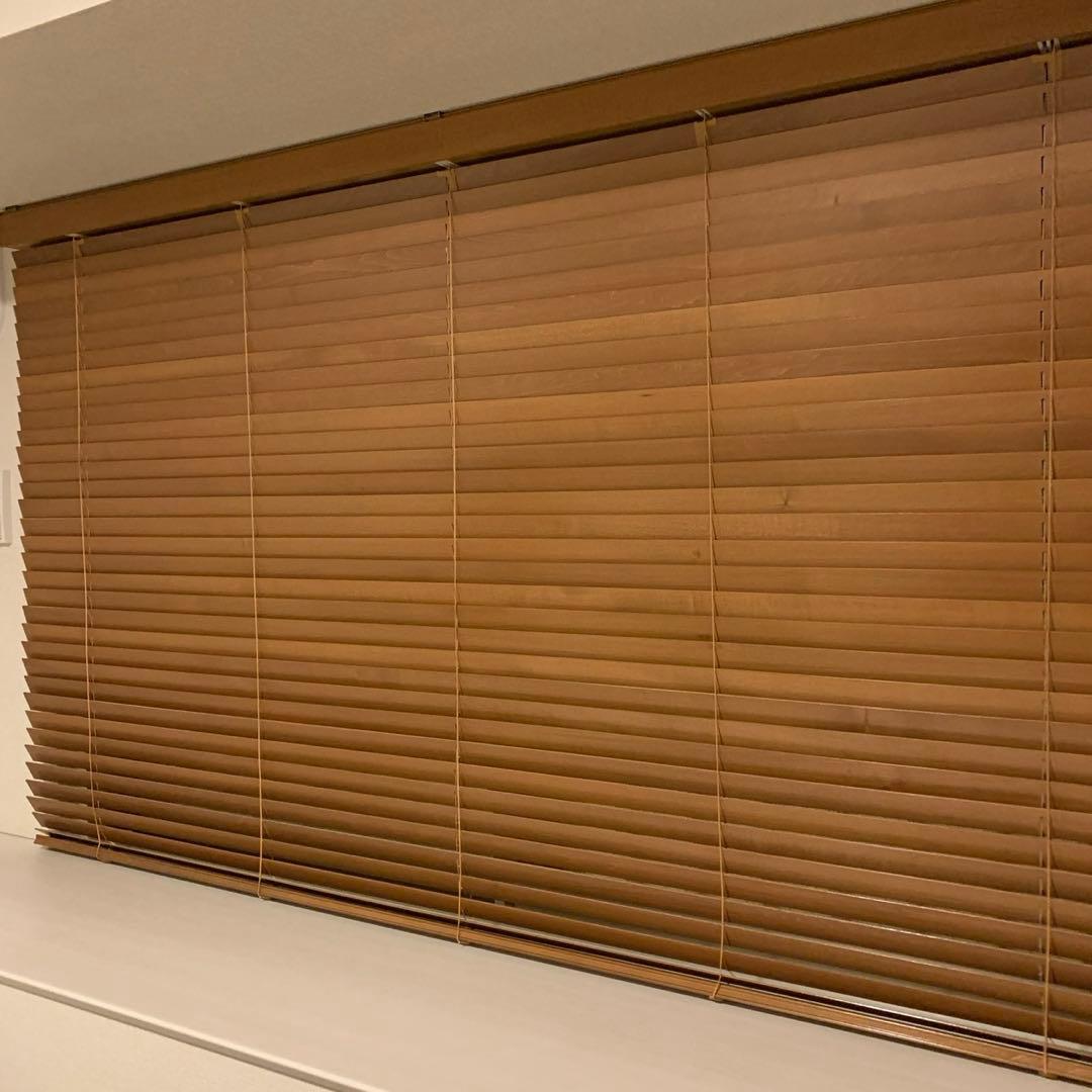 タチカワ　木製ブラインド　フォレティア　スラット35 ライトブラウン