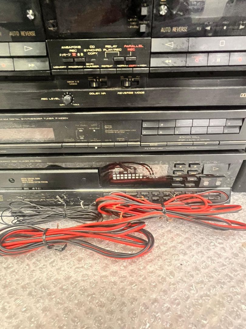 Pioneer ミニコンポ CDプレーヤー カセットデッキ 動作品