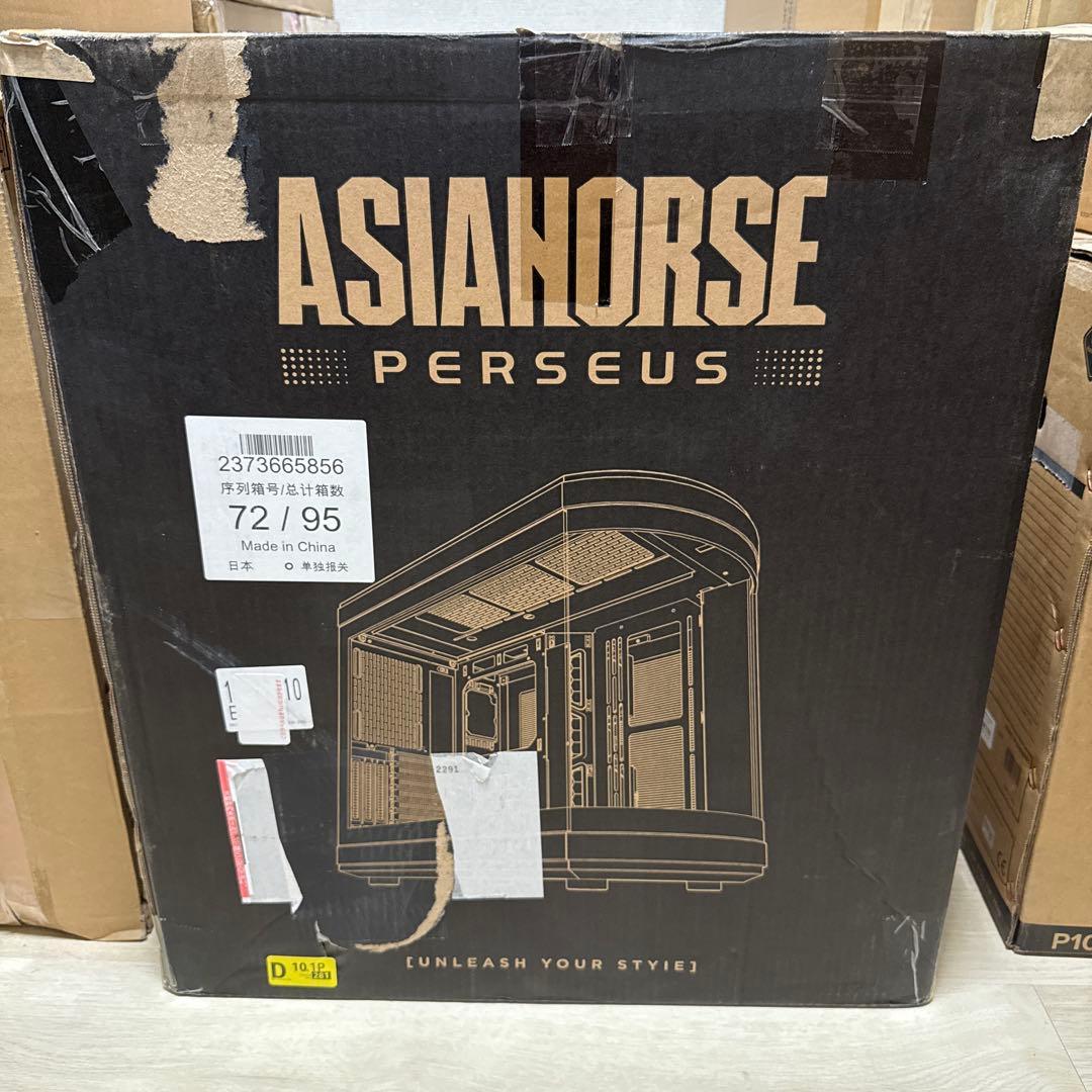 AsiaHorse ATX PCケース ミドルタワー デュアルチャンバー RTX