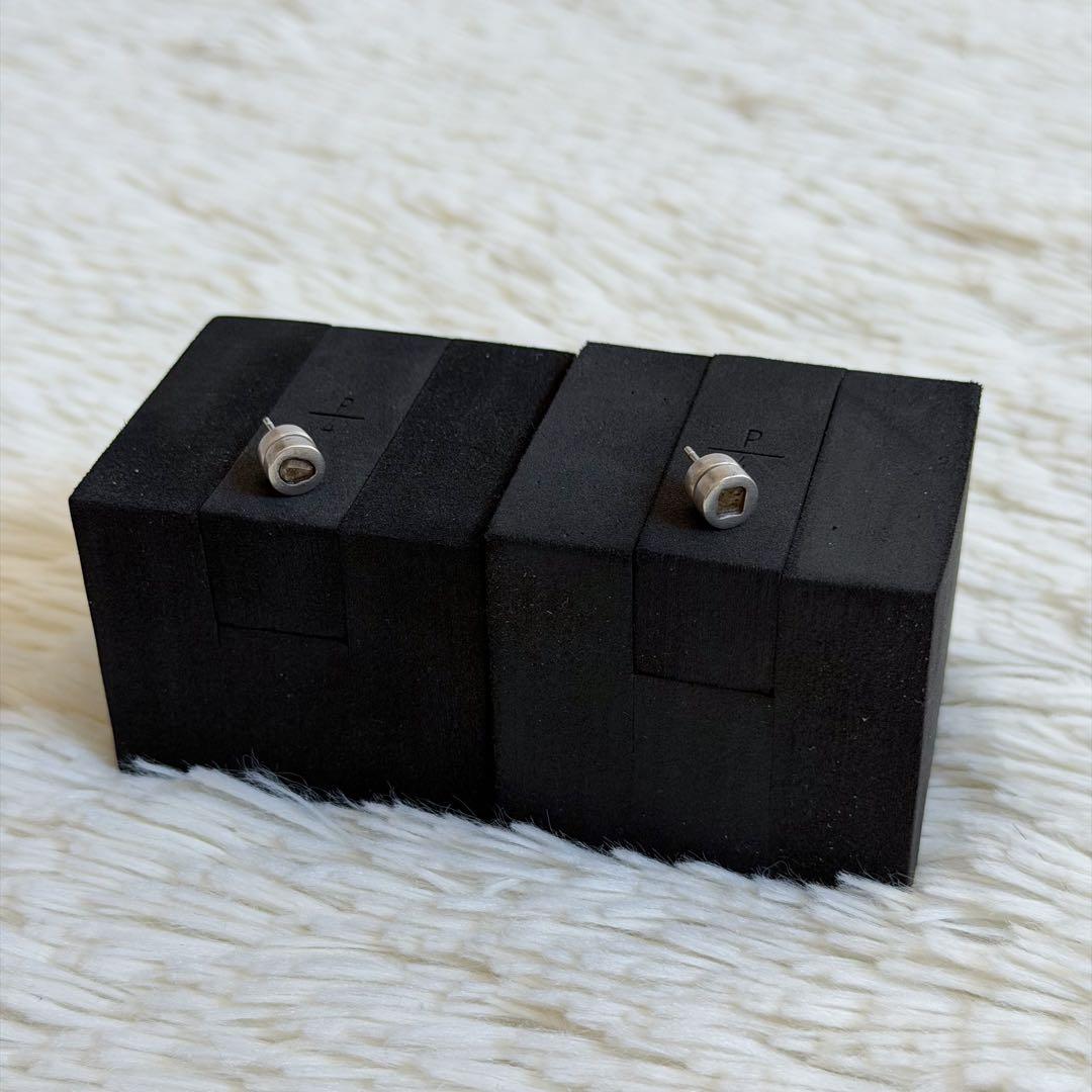 希少 Parts of Four スタッドピアス シルバー ダイアモンド