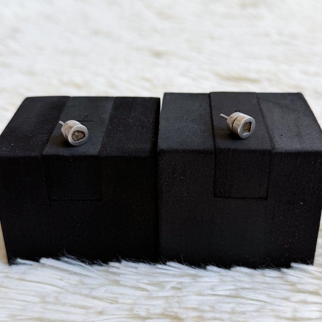 希少 Parts of Four スタッドピアス シルバー ダイアモンド