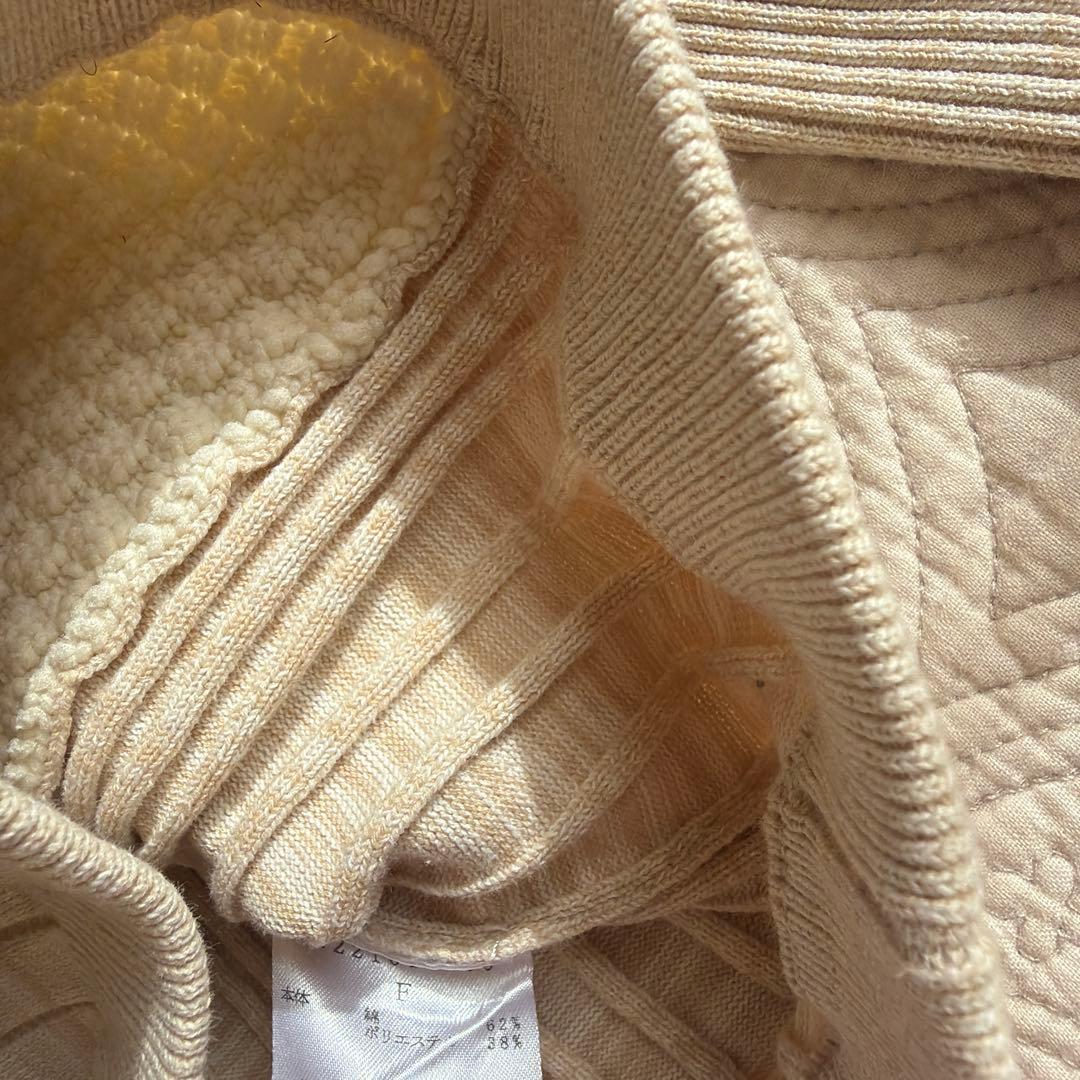 LEINWÄNDE　Bobble Knit Cardigan