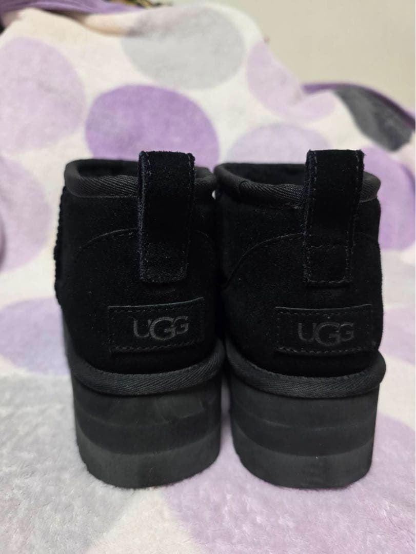 アグ ムートンブーツ レディース ショートブーツ スウェード 厚底