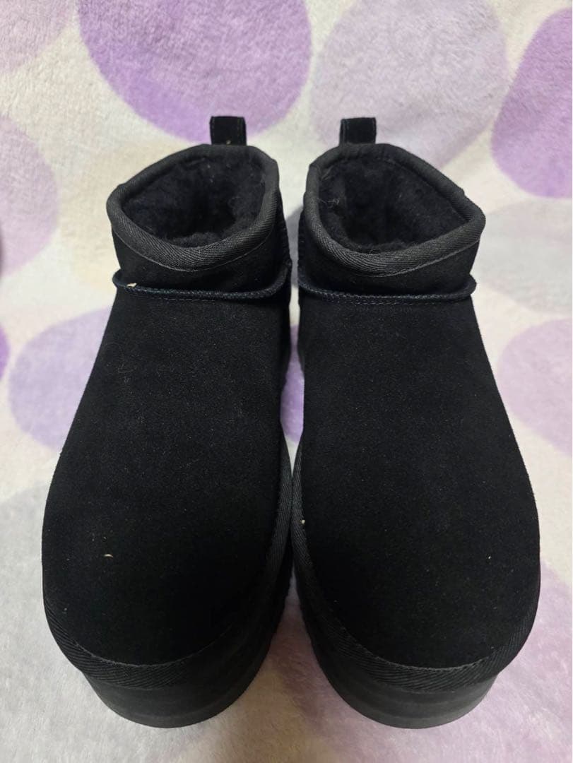 アグ ムートンブーツ レディース ショートブーツ スウェード 厚底