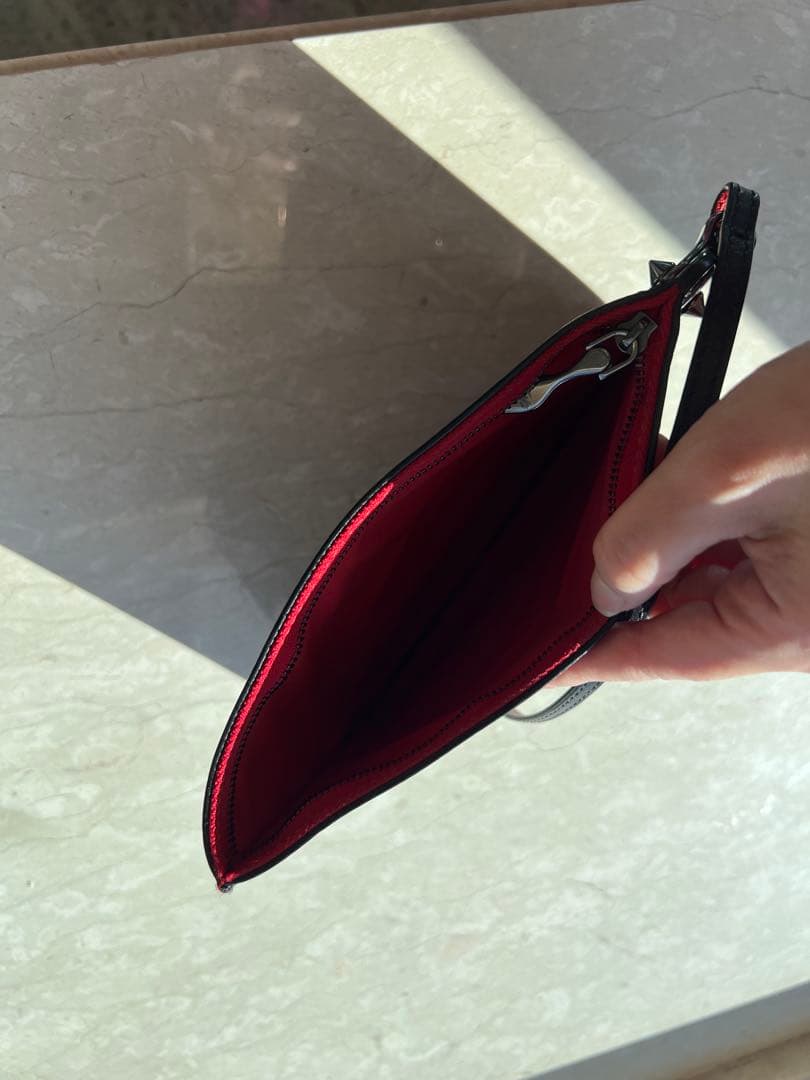 Christian Louboutin トートバッグ 黒/赤