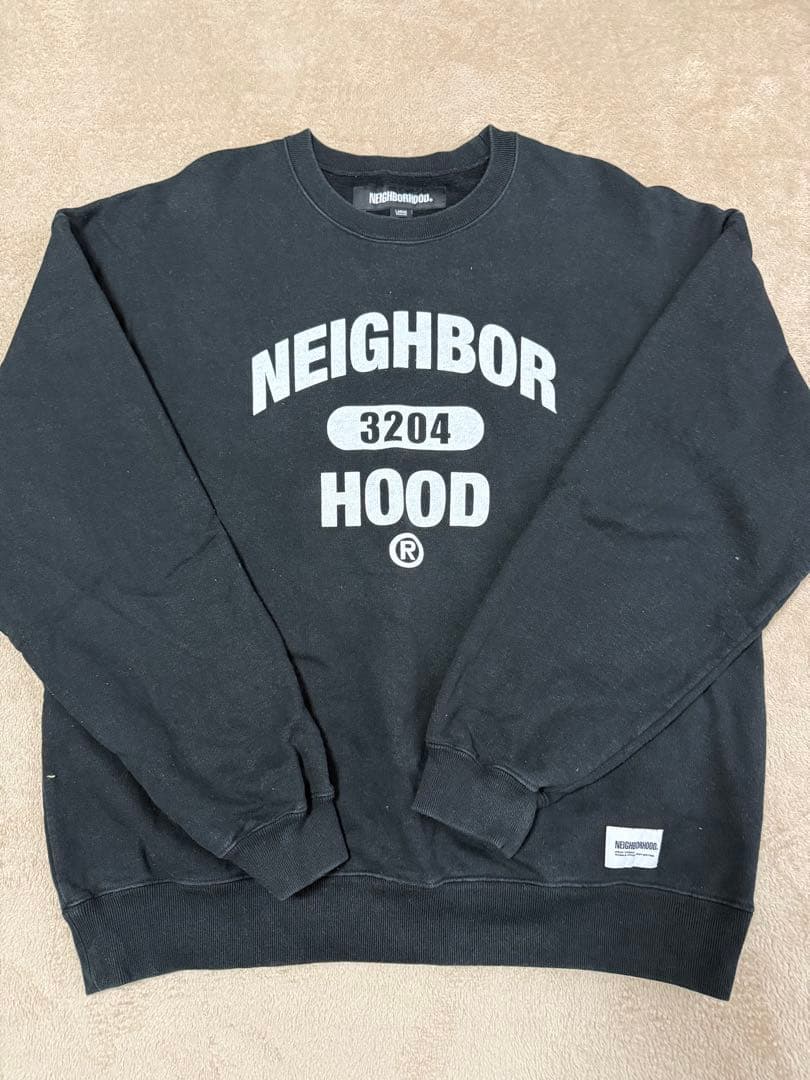 NEIGHBORHOOD ブラック スウェット L