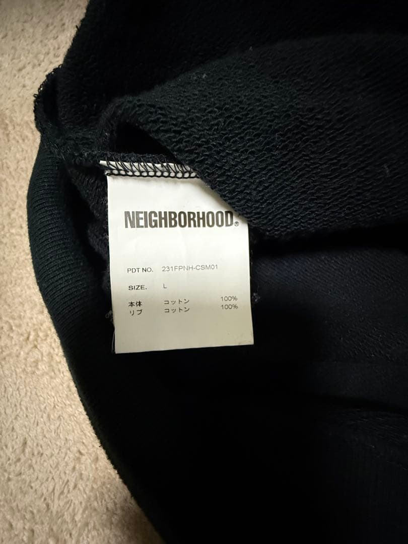 NEIGHBORHOOD ブラック スウェット L