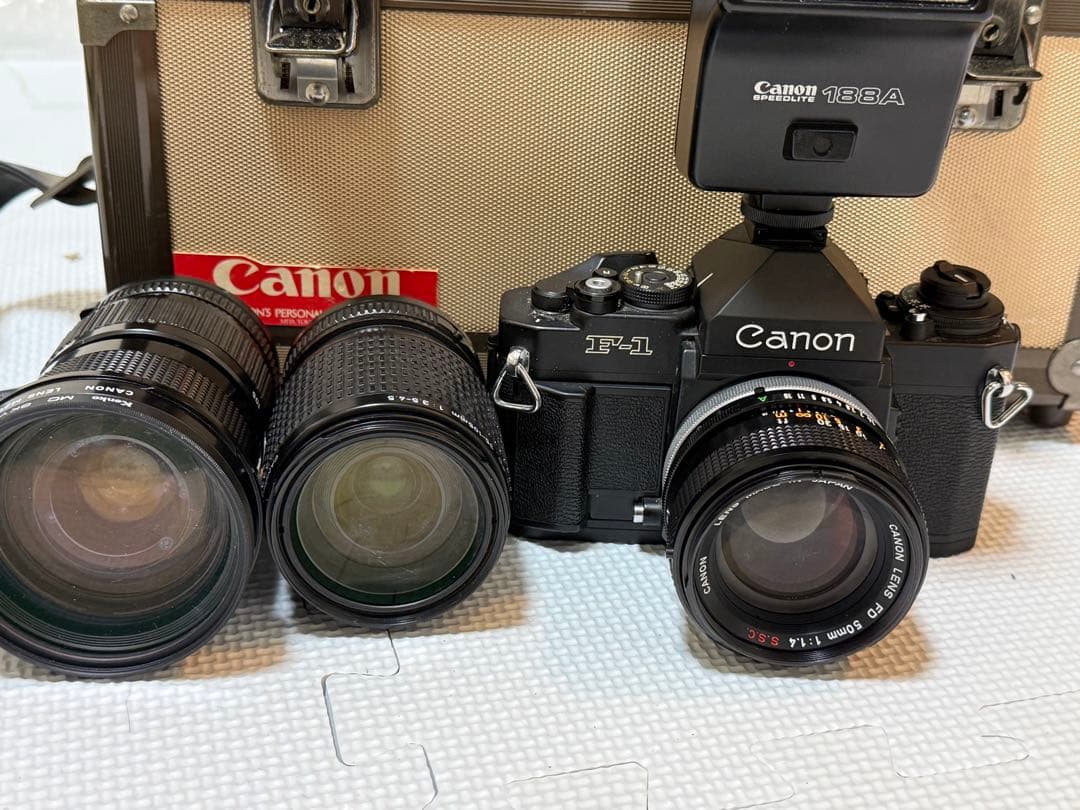 Canon New AEファインダー F-1 一眼レフカメラ 付属品多数