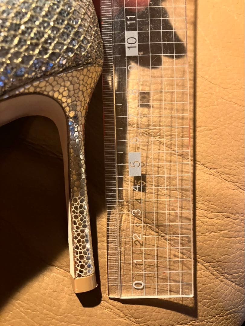 【新品未使用】Jimmy Choo シルバー ハイヒール パンプス