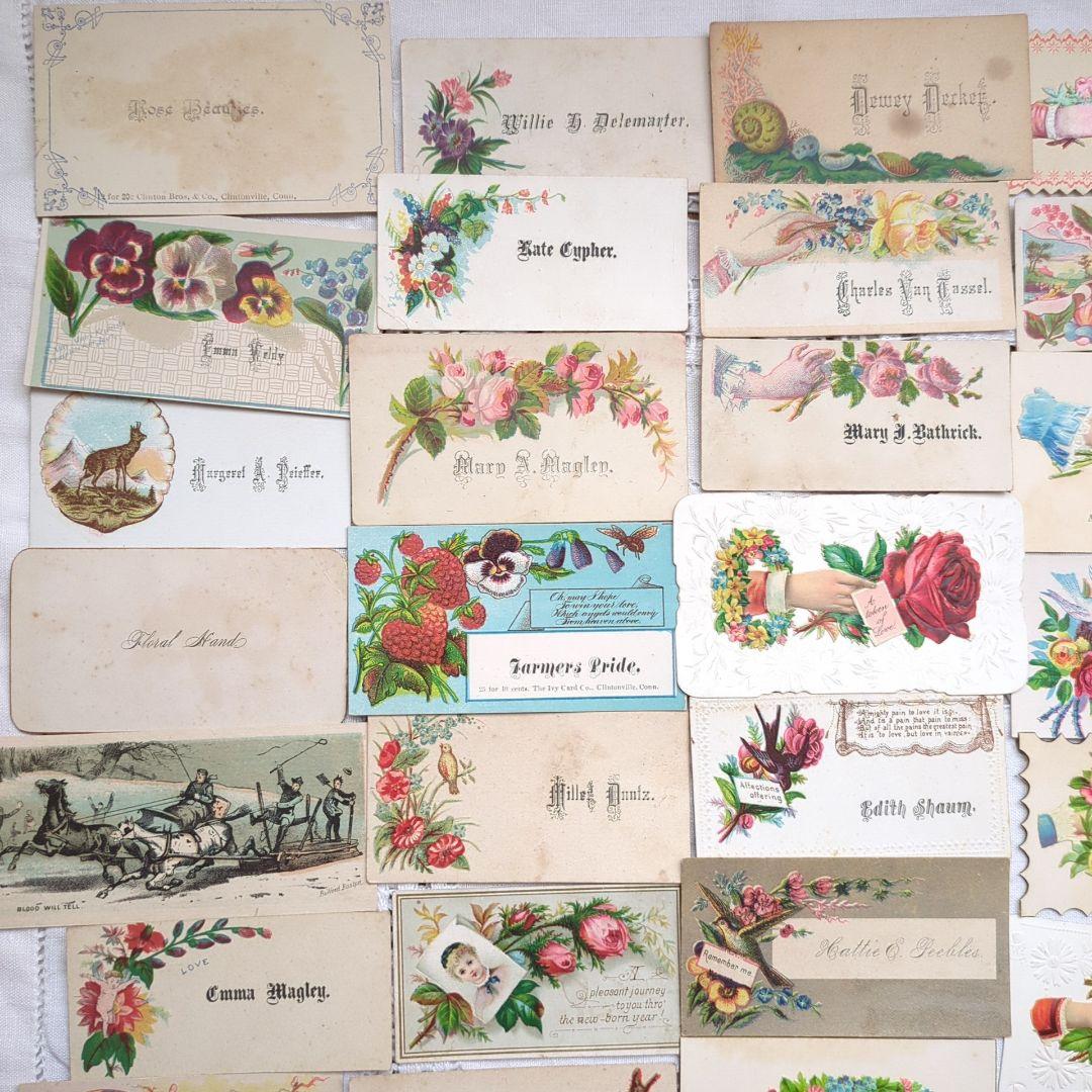 72枚①激レア コーリングカード クロモス アンティーク ヴィクトリアン蚤の市