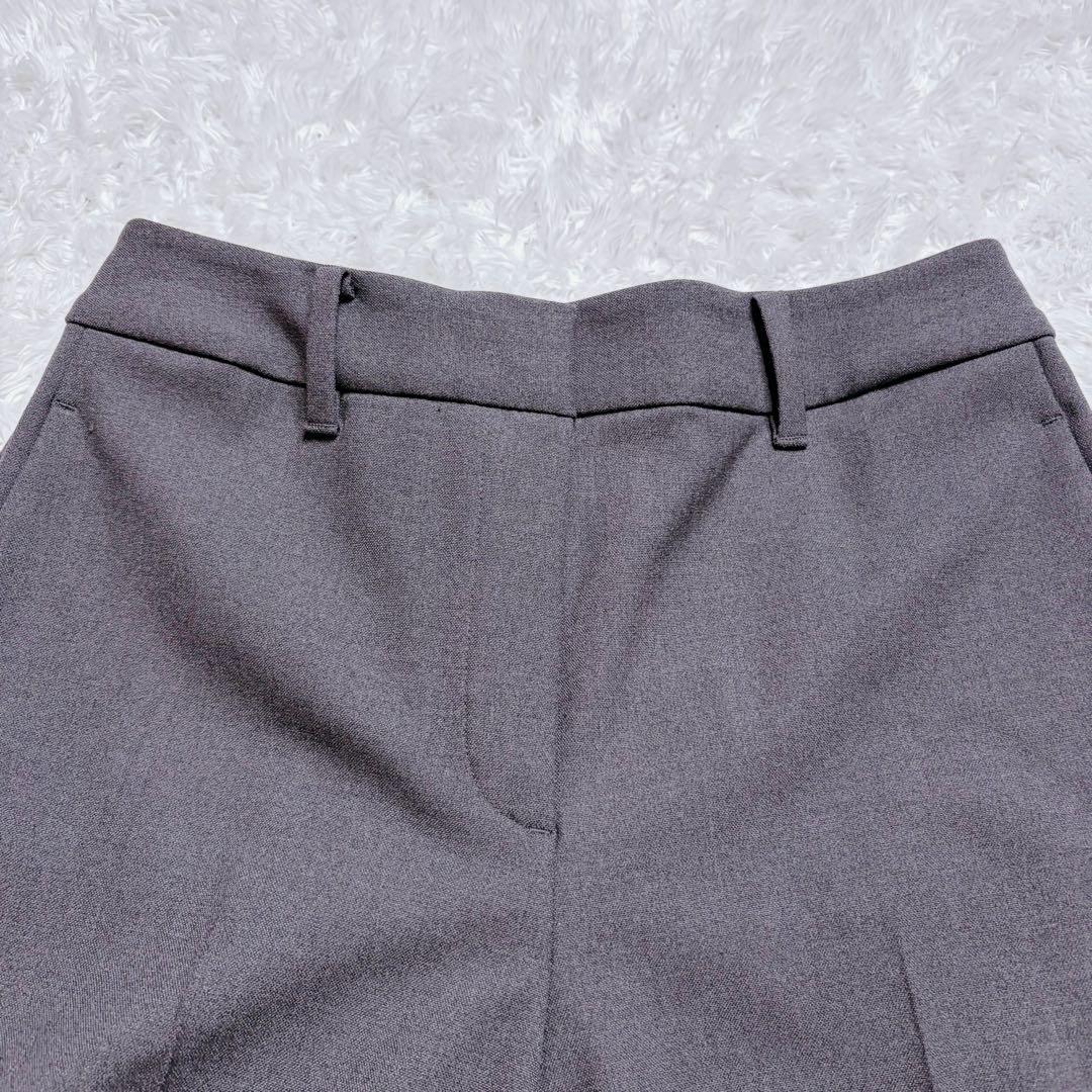 未使用級 プラステ ウォームリザーブパンツスーツ ノーカラー ワイドパンツ