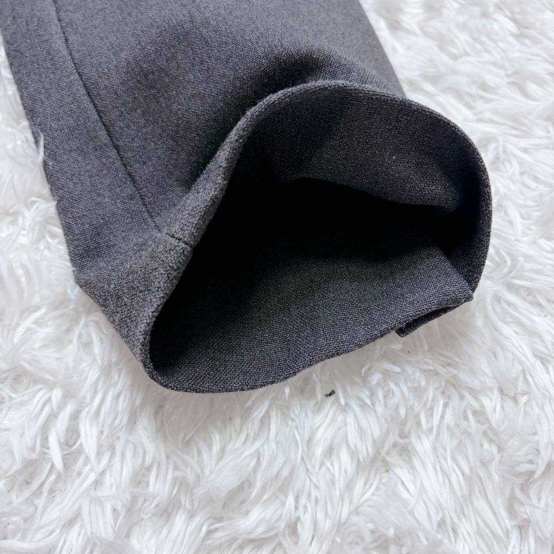 未使用級 プラステ ウォームリザーブパンツスーツ ノーカラー ワイドパンツ