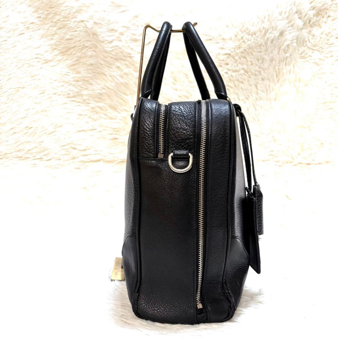 【美品】PELLE MORBIDA MB050 ビジネスブリーフバッグ　2室　黒