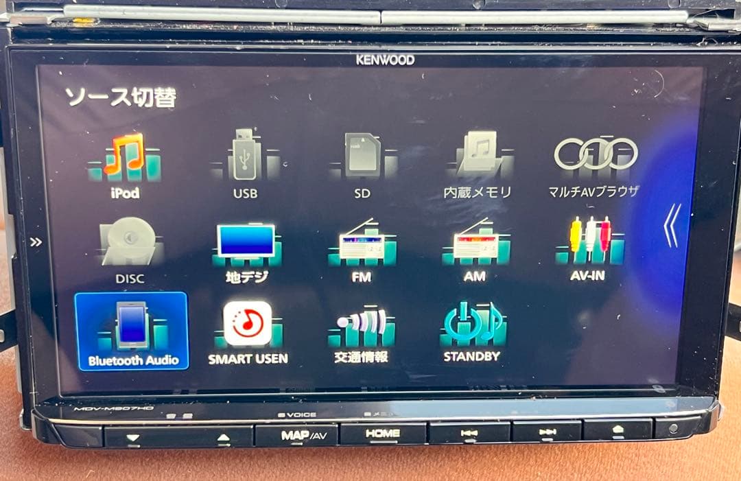 KENWOOD MDV-M807HD 彩速ナビ フルセグ 地図データ 2019年
