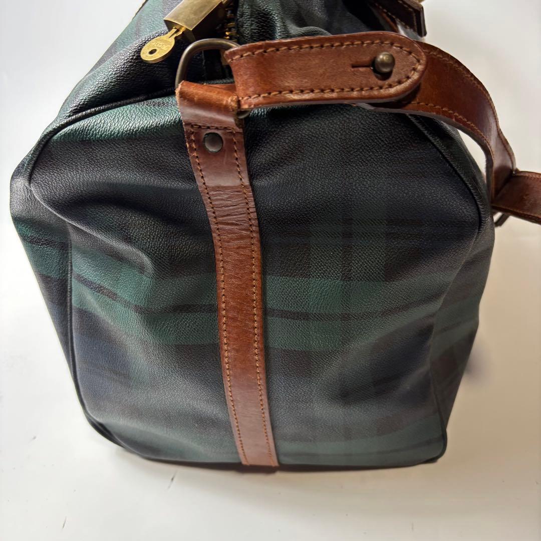 ポロラルフローレン ボストンバッグ PVC 旅行 ビジネス 大型サイズ　チャーム