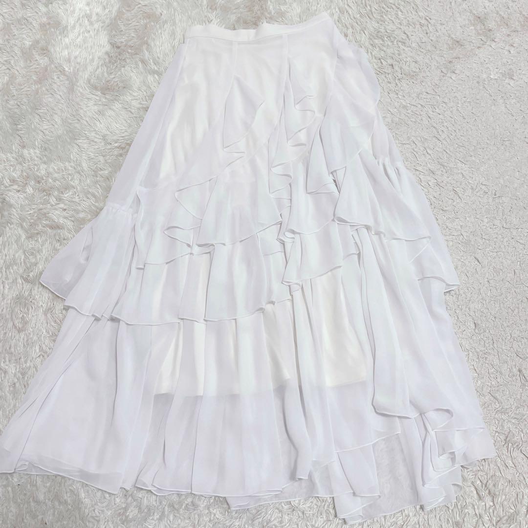 【新品】25SS SNIDEL スナイデル ラッフルフリルティアードスカート