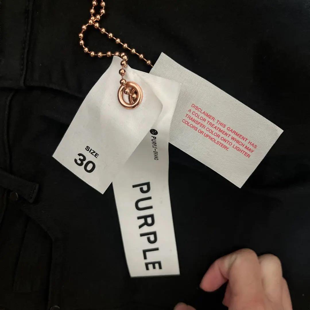 PURPLE BRAND ブラックデニム