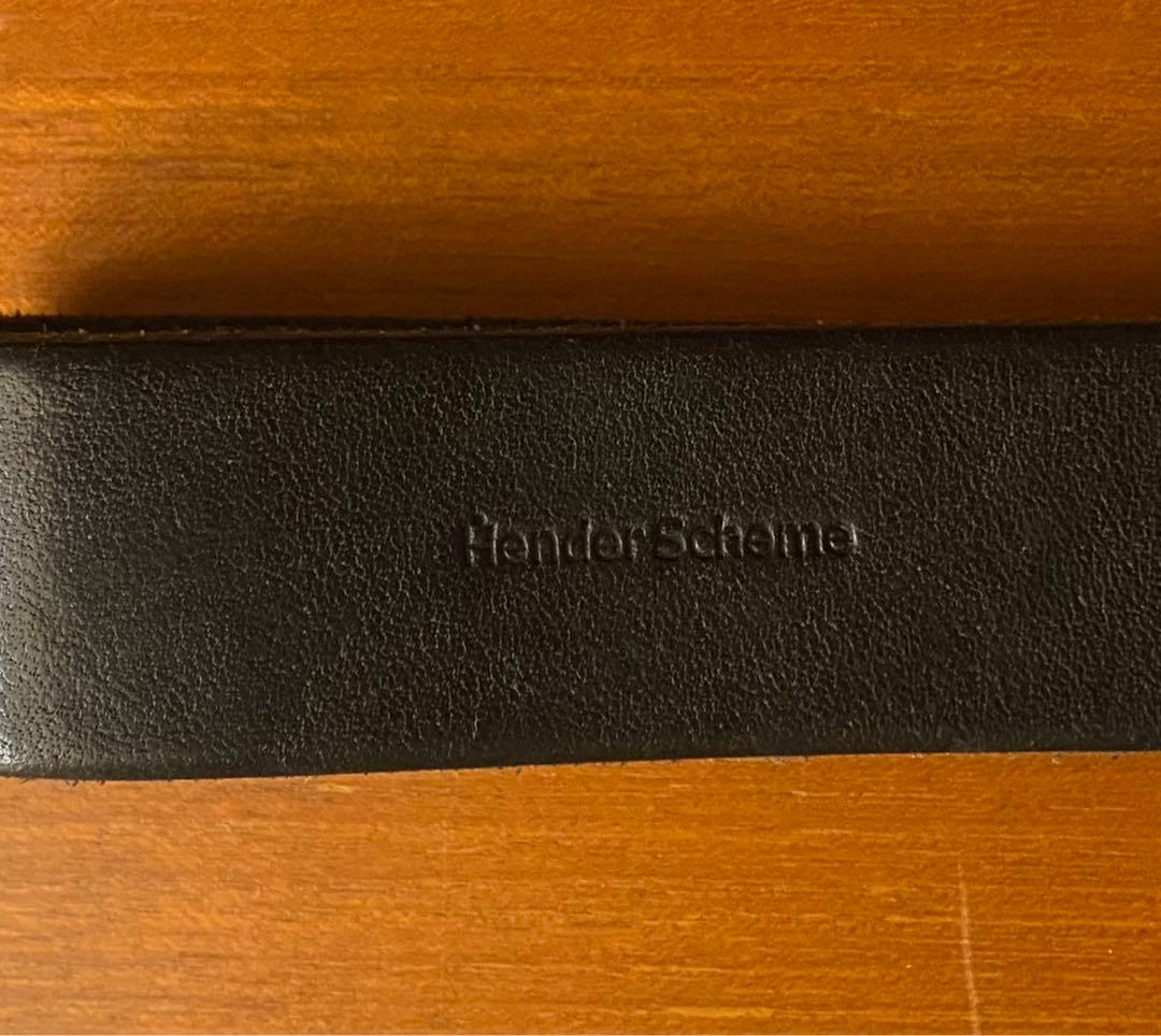 Hender Scheme key flock BLACK 牛革