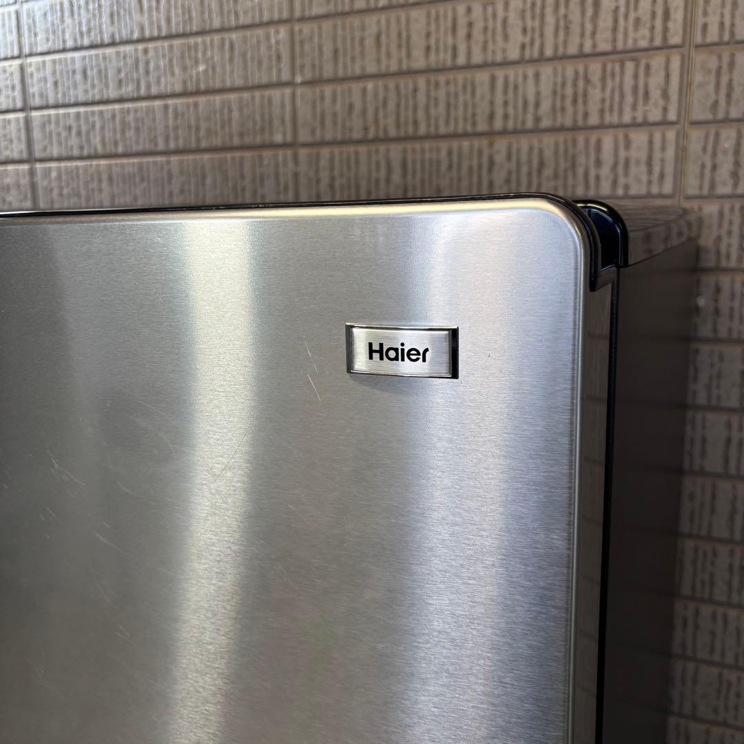 21年製 148L 冷蔵庫 おしゃれステンレス Haier【地域限定配送無料】