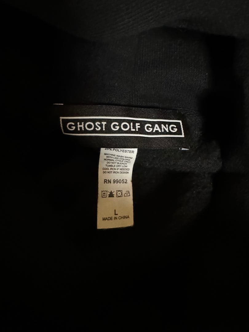 GHOST GOLF GANG 黒 Lサイズ パーカー