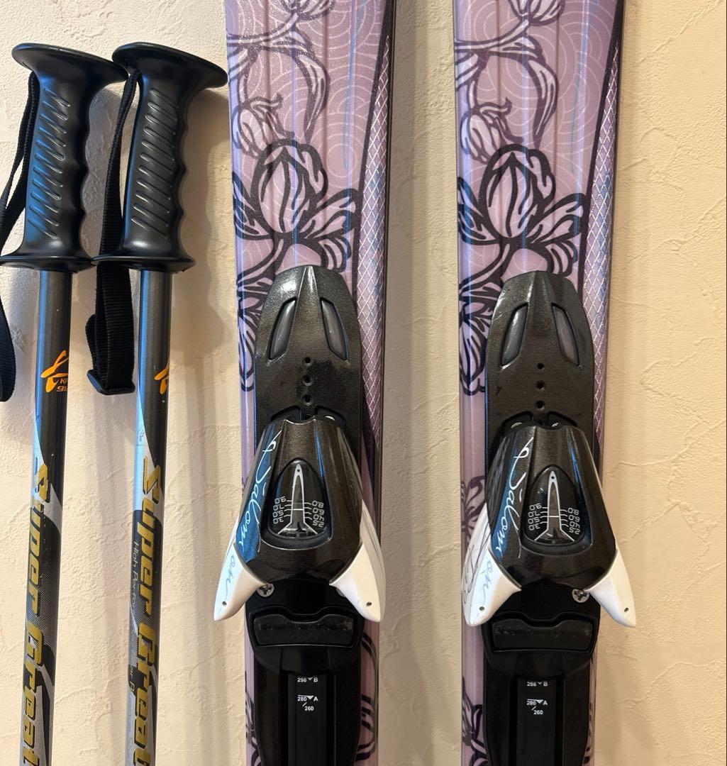 ◾️カービングスキーセット　板152㎝　ブーツ25.5㎝　女性用　レディース用