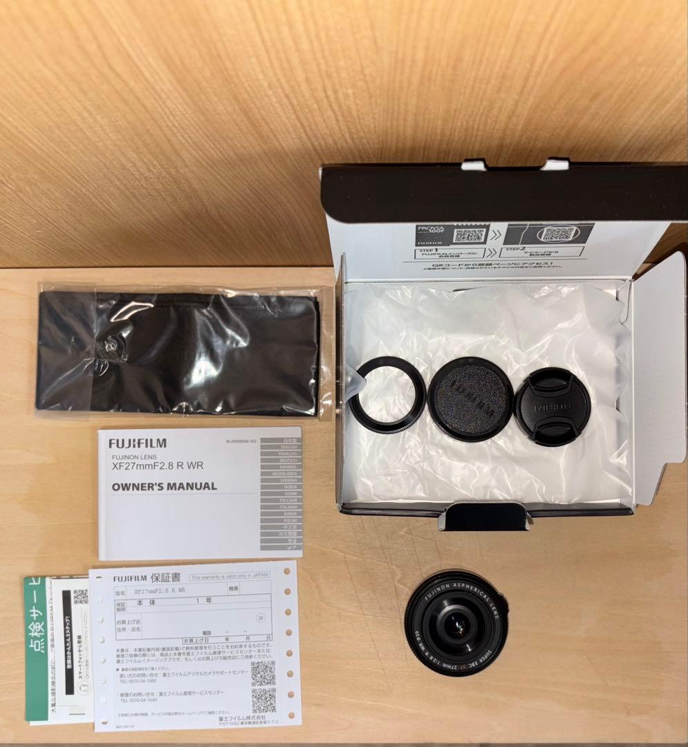 レンズ(単焦点) XF27mmF2.8 R WR