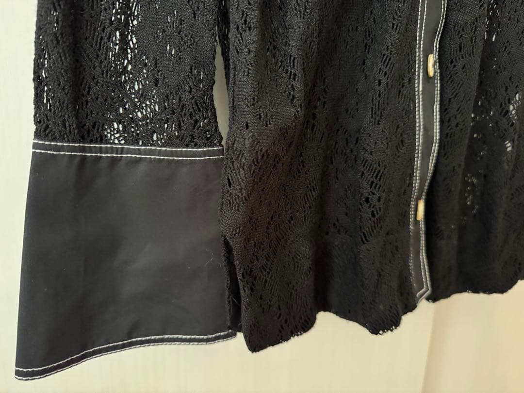 GANNI ガニー コットン レース シャツ