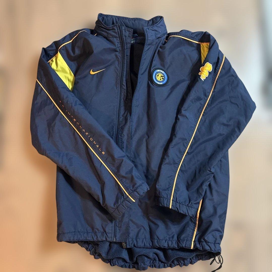 は*こ様 NIKE 90s インテル　ナイロンジャケット　サッカー　ヴィンテージ