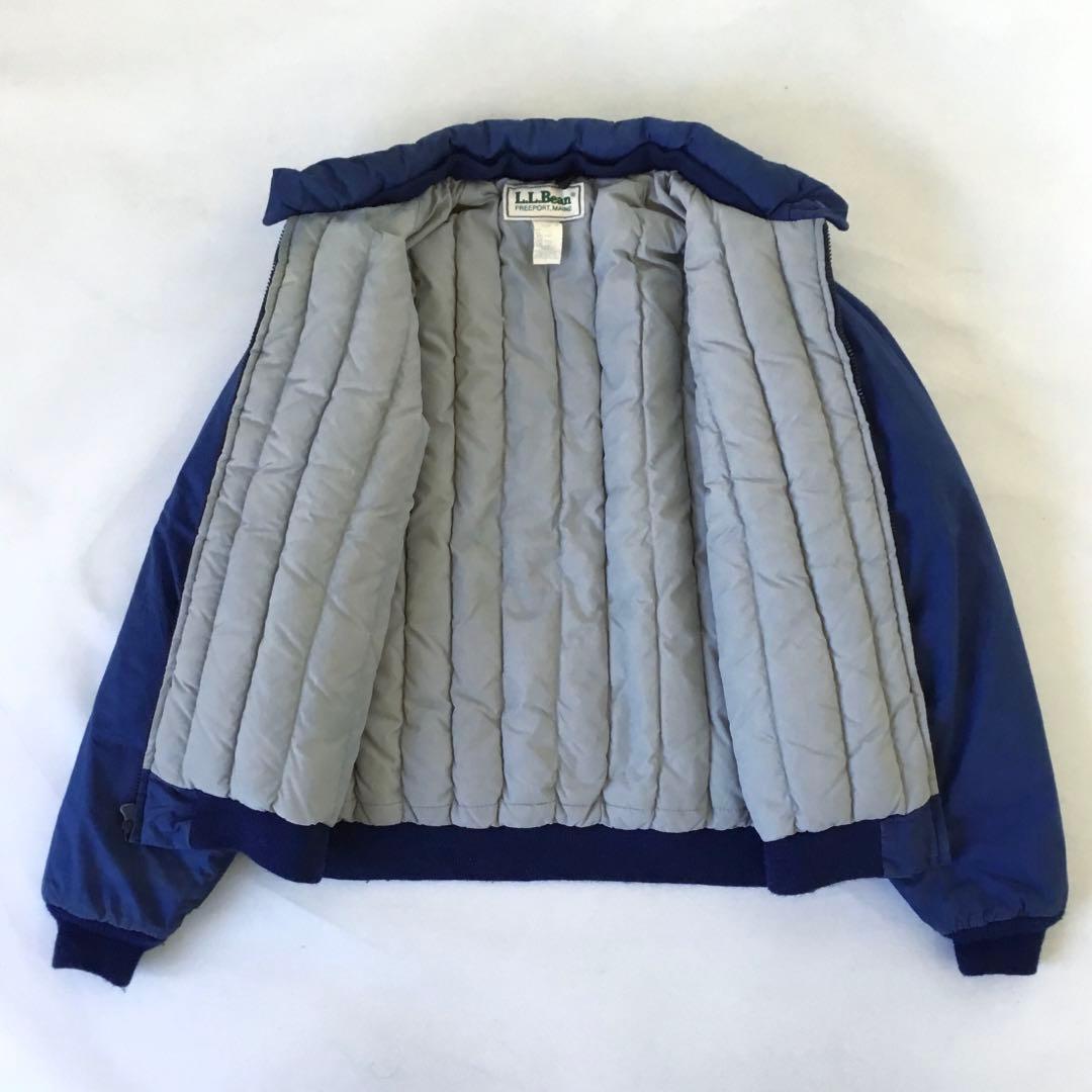 USA製「L」LLBEAN/グースダウン/ハリントンジャケット/G9