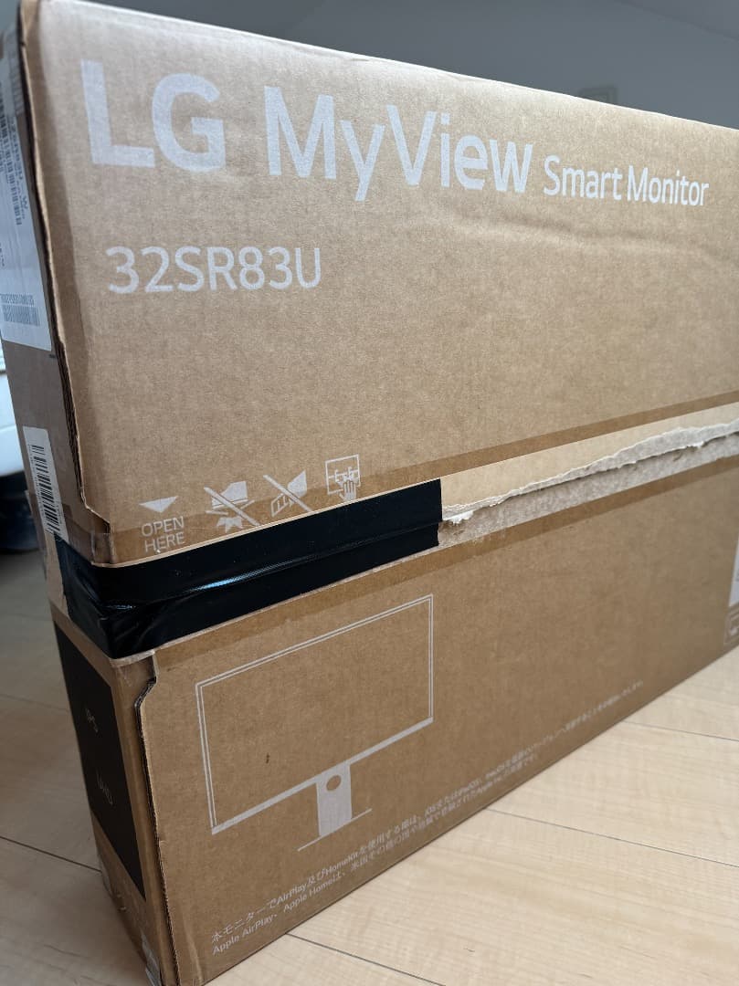 美品-モニター31.5インチ4K|32SR83U-W/LGMyViewSmart