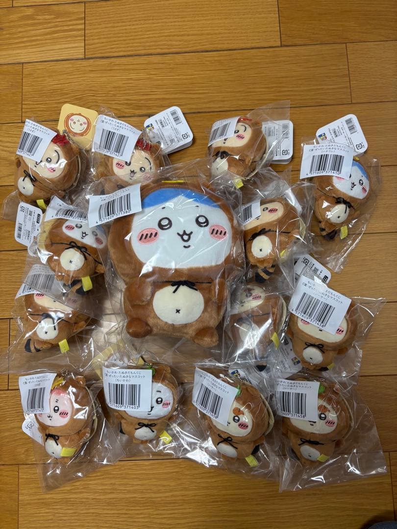 ちいかわ たぬきだもんくじ B賞ハチワレ C賞うさぎ シーサー　他 14個セット