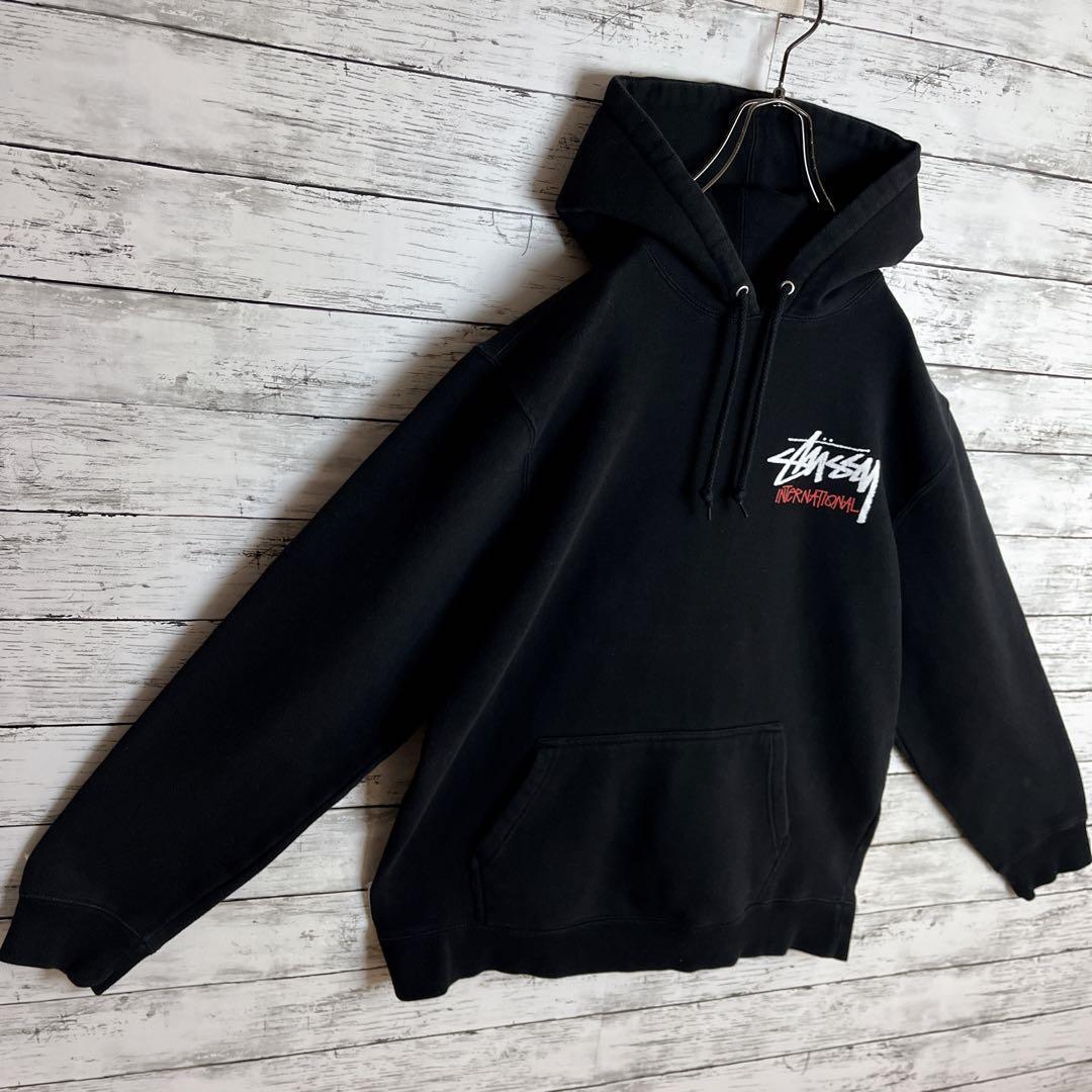 【即完モデル‼︎】STUSSY☆XL ストックロゴ パーカー D223