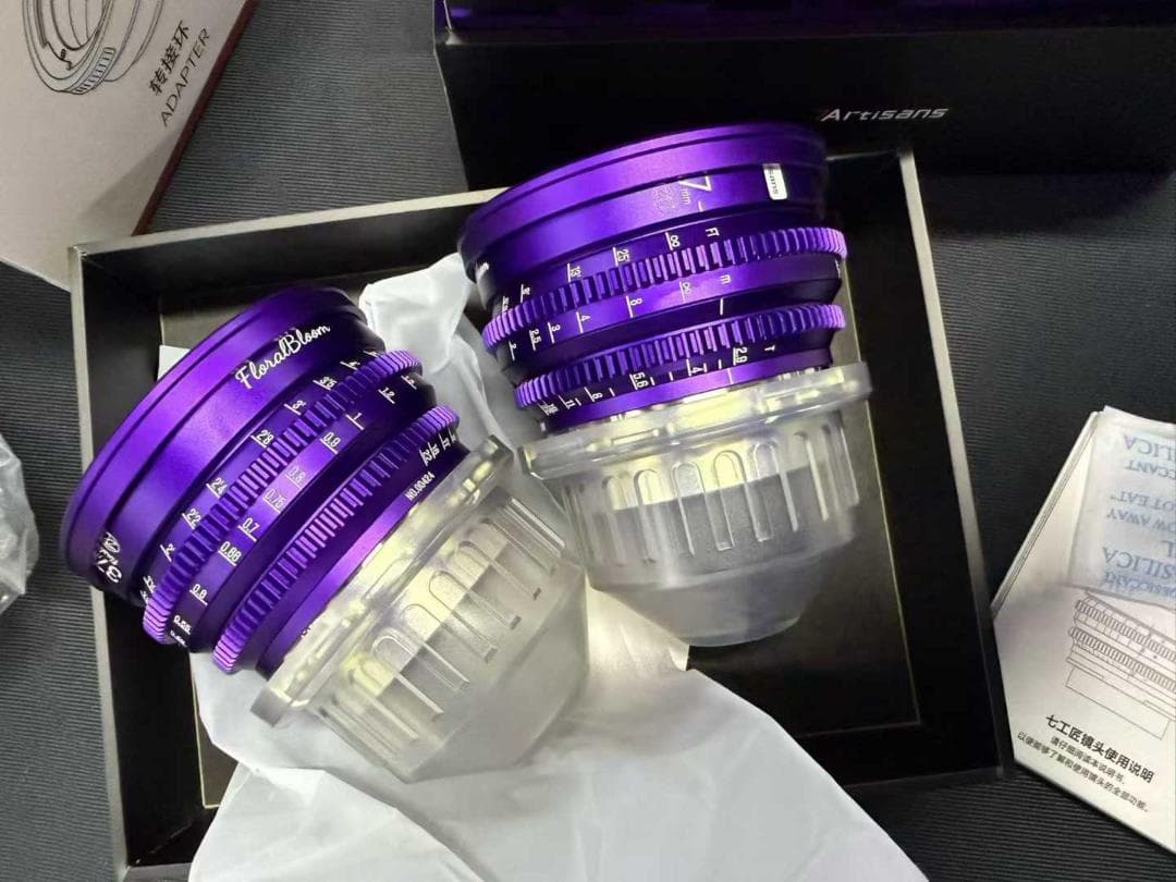 7artisans 57mm T2.9 フルフレーム シネレンズ PLマウント