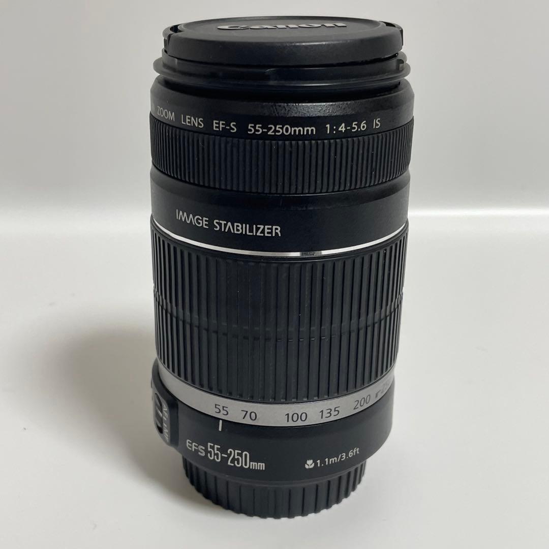 Canon 55-250mm is ズームレンズ　5.6 キャノン　EF-S