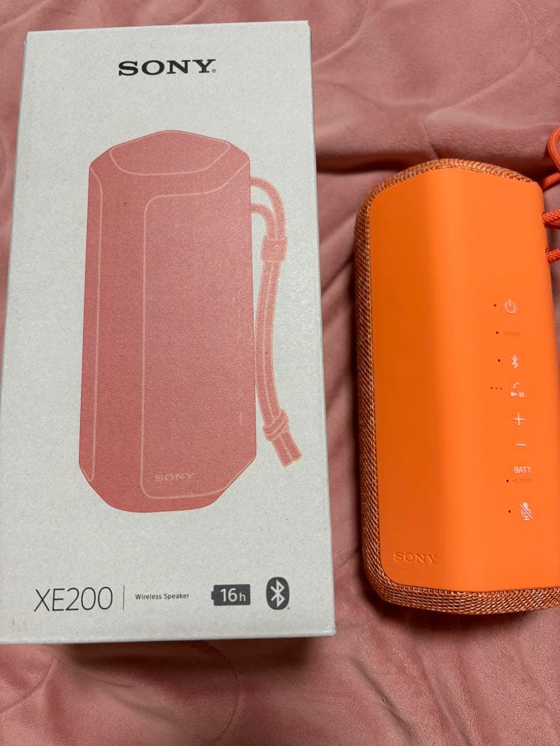 SONY ワイヤレスポータブルスピーカー SRS-XE200 オレンジ