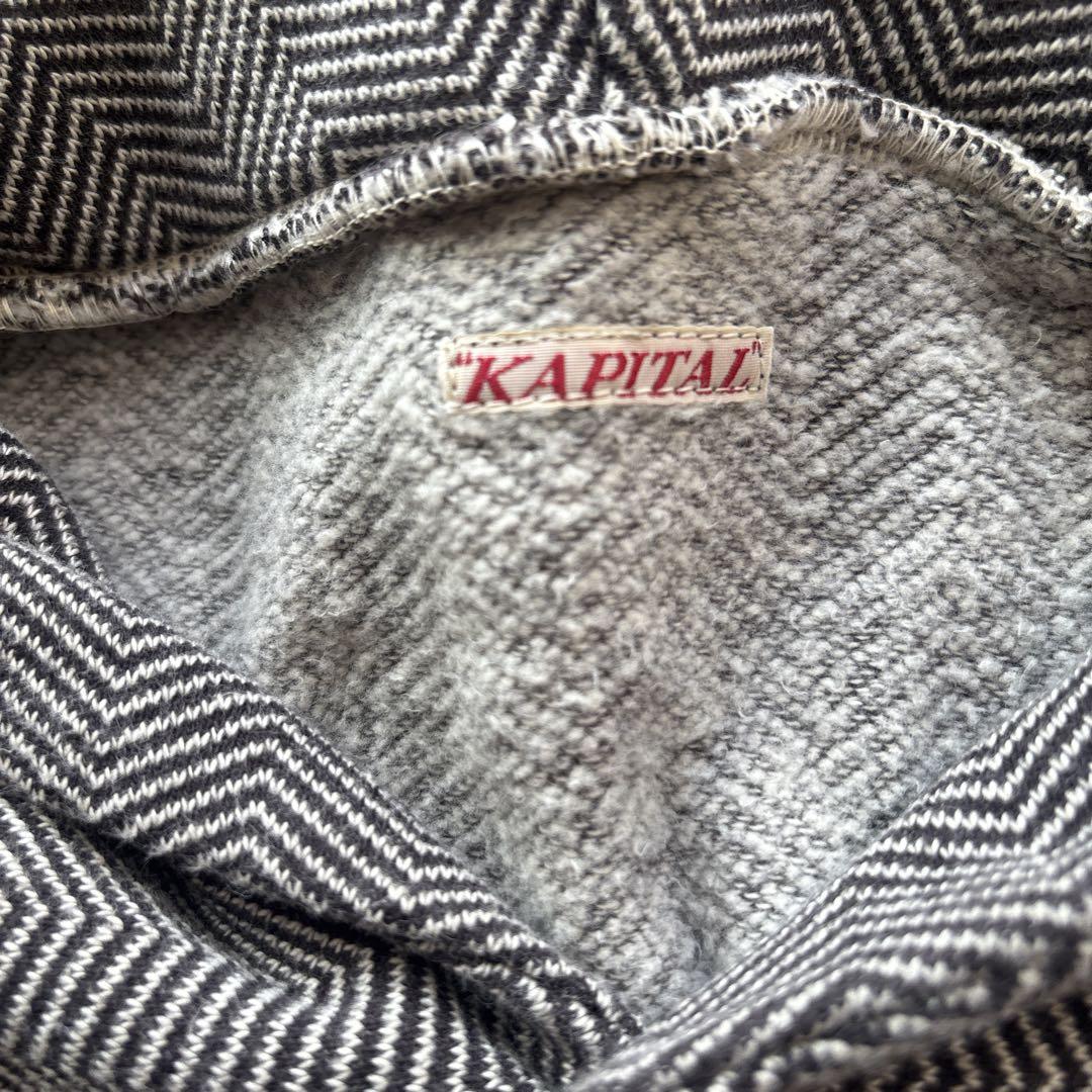 ✨希少✨キャピタル　スウェット プルオーバー ショールカラー エルボーパッチ