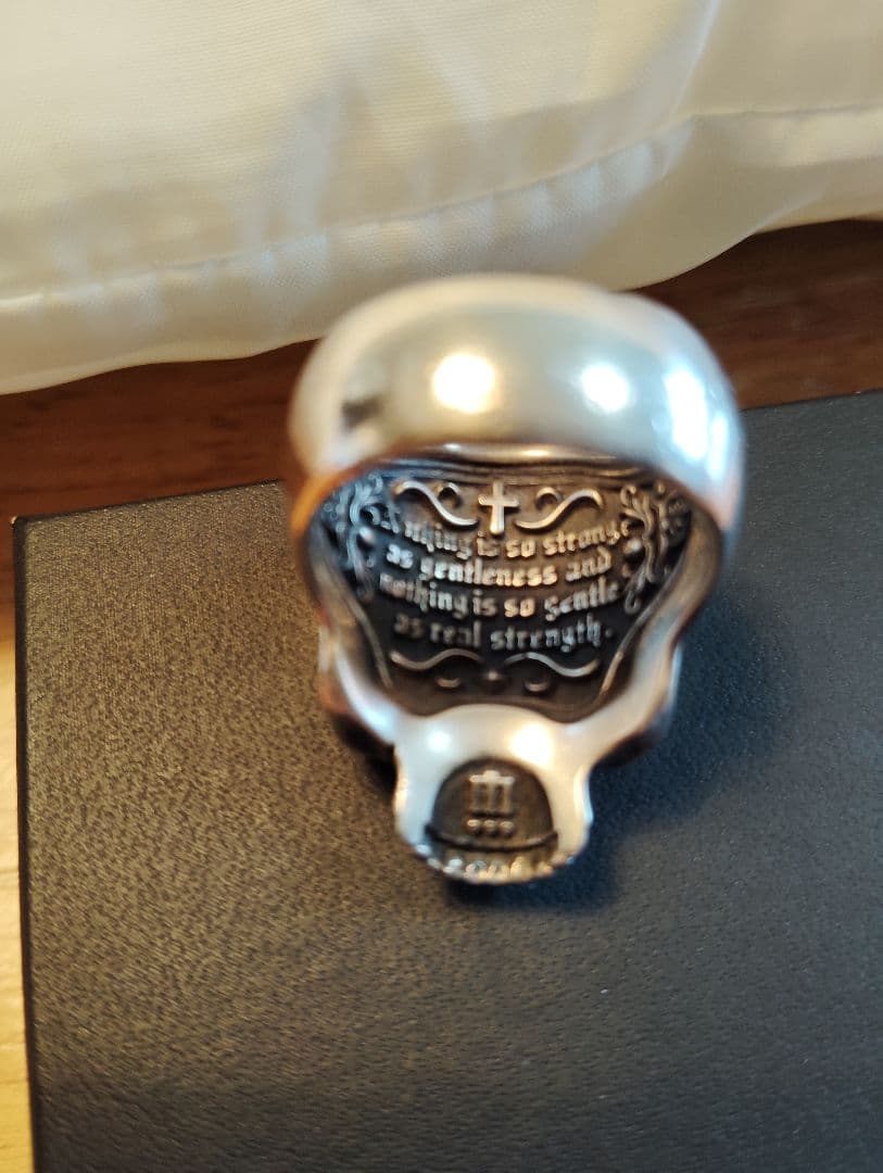 スカルリング SV925ドクターモンローホワイトキュービック19号