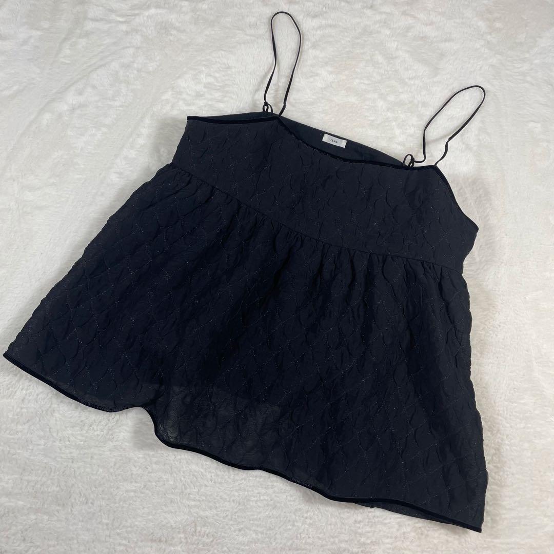 ERI○* 　24AW イエナ　フクレジャガードキャミトップブラウス