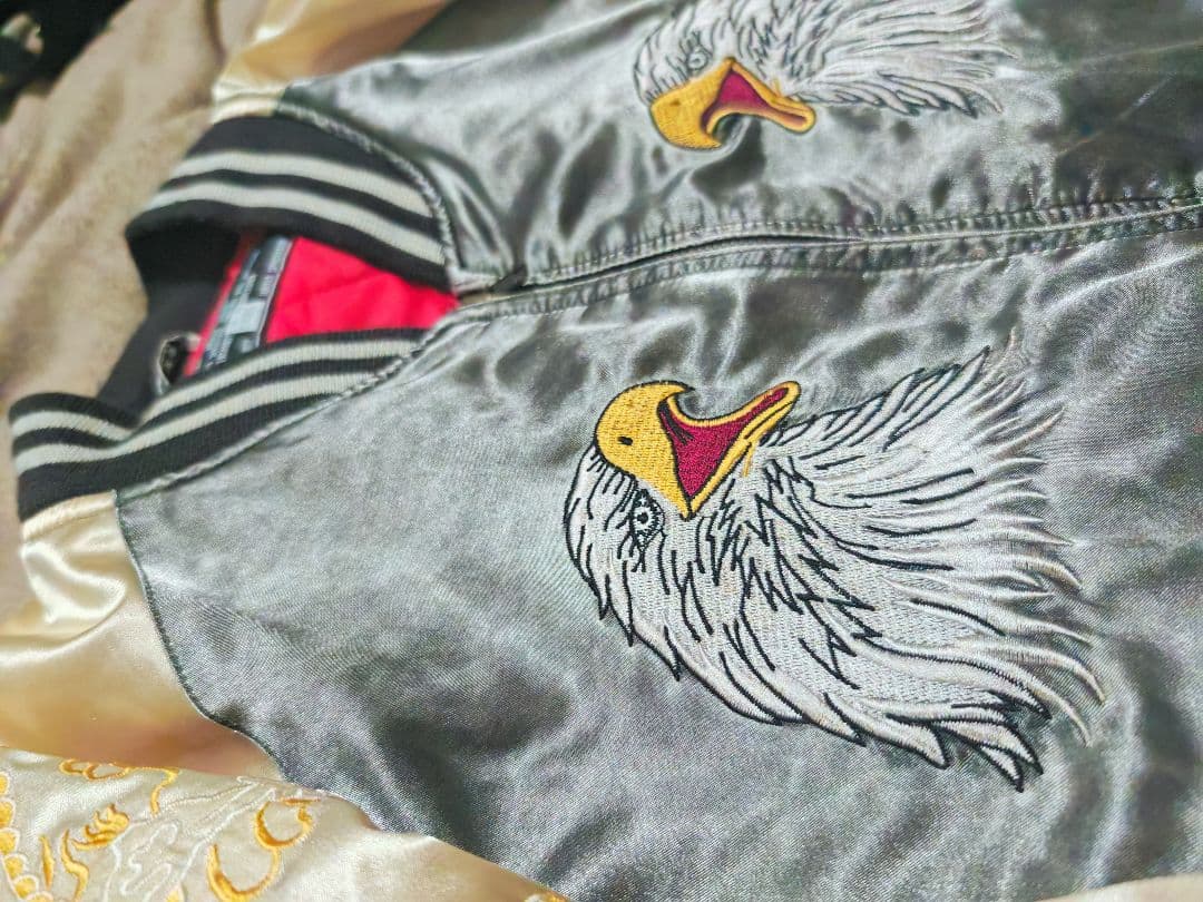 未使用近い Jungle Storm 美品 龍鷲 横須賀 日本限定 スカジャン