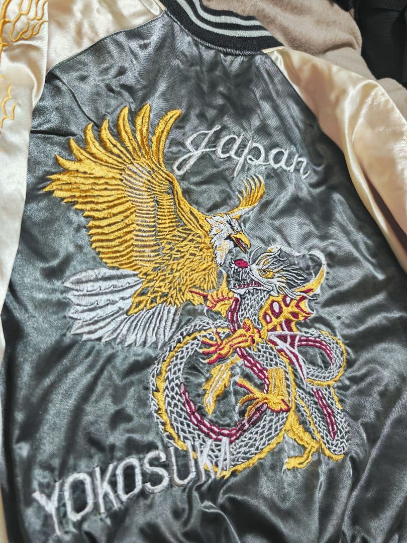 未使用近い Jungle Storm 美品 龍鷲 横須賀 日本限定 スカジャン