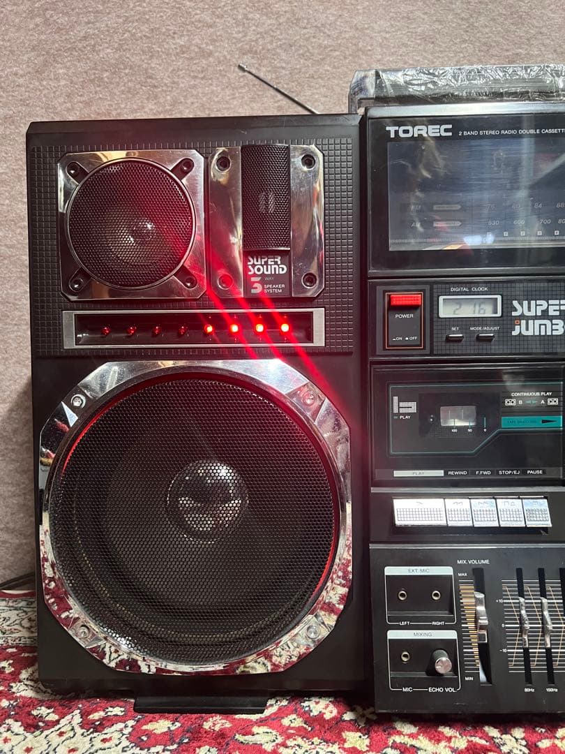 希少TOREC J-1 スーパージャンボ 大型ラジ中古動作品ビンテージ美品
