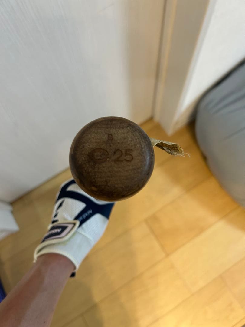 ミズノプロ　硬式木製バット　C25実使用