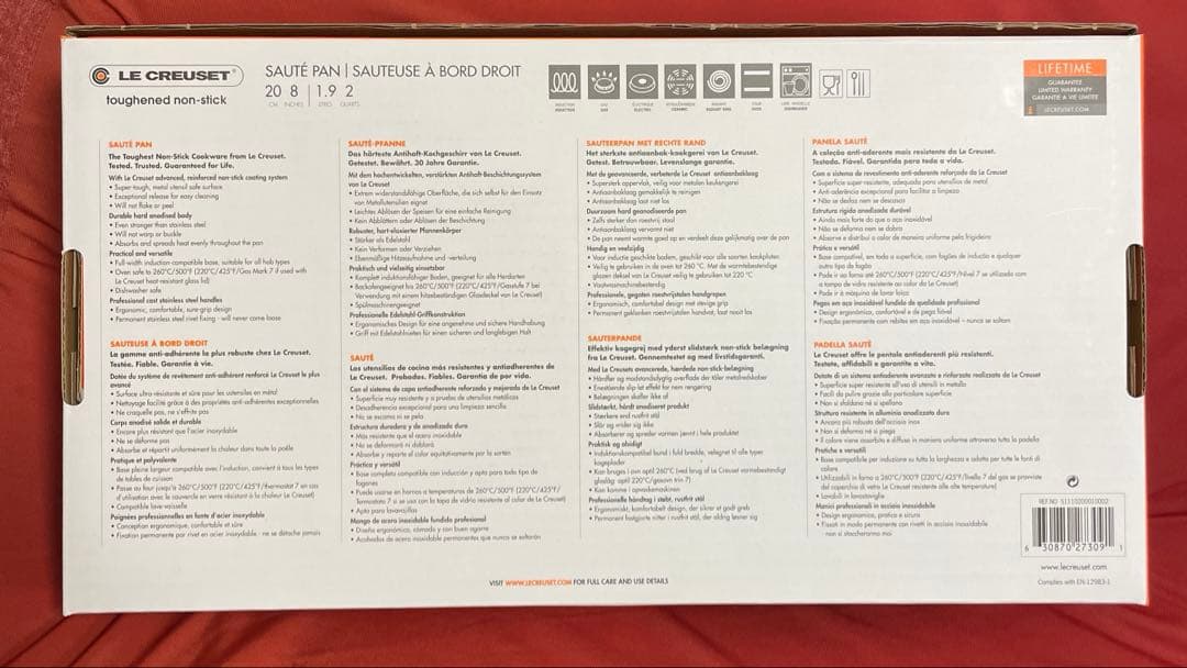 新品LE CREUSET ル・クルーゼ フライパンTNSソテーパン 20cm