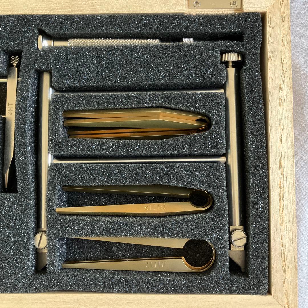JHT カメラ工具セット 木製ケース付き