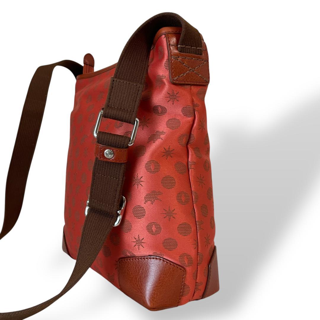 【美品 保存袋付き】ハンティングワールド メッセンジャーバッグ ショルダーバッグ