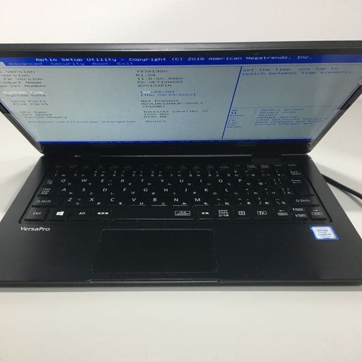 ①ジャンク高年式PC/BIOS起動OK/SSD512GBノートパソコン