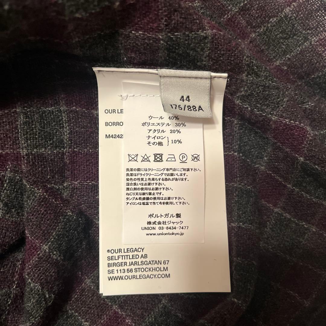 トップス OUR LEGACY Borrowed bd shirt size 44