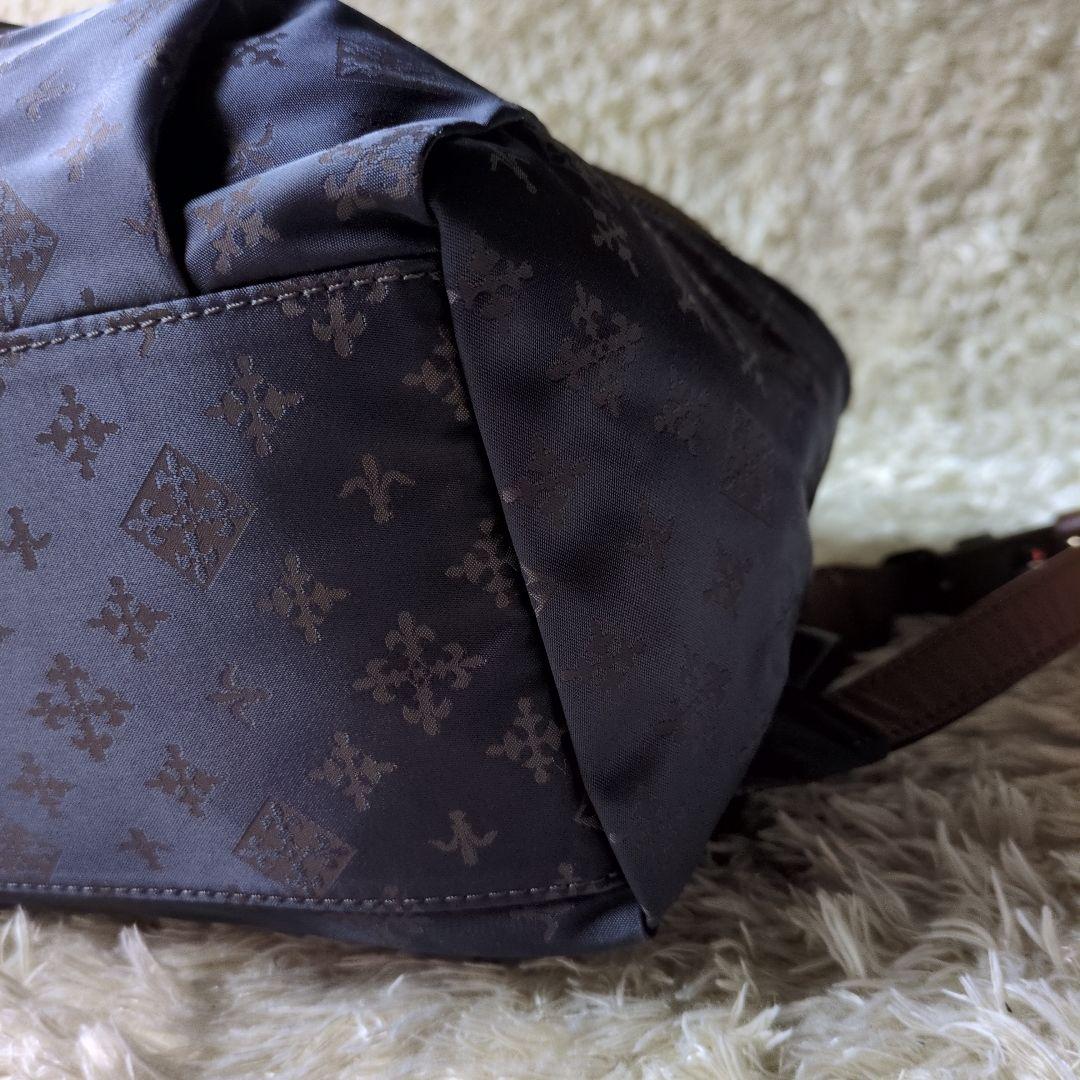 russet　ラシット　総柄　バックパック　ナイロン×レザー　リュック